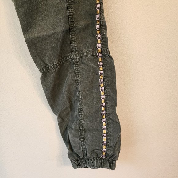 Anthropologie, Women's Jogger Pant, Size 25, Green, accent Trim, Casual, Relaxed - Picture 7 of 13